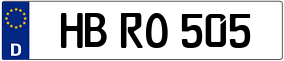 Truck License Plate